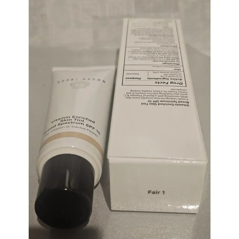 5x Fair 1 - Bobbi Brown Vitamin Enriched Skin Tint, SPF 15, 1.7oz, New In box